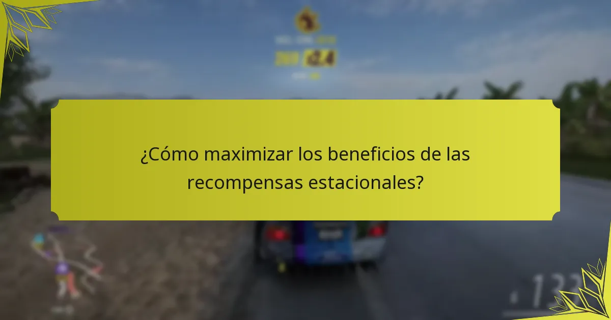 ¿Qué tendencias están surgiendo en las recompensas estacionales de Forza Horizon 5?