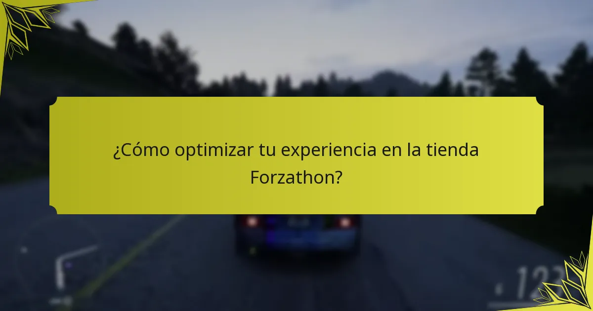 ¿Qué artículos están actualmente disponibles en la tienda Forzathon?