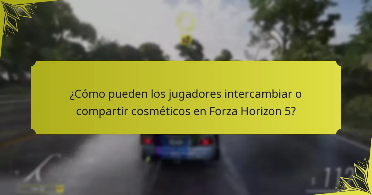 ¿Cómo pueden los jugadores desbloquear cosméticos en Forza Horizon 5?