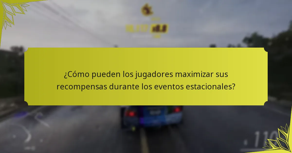 ¿Cuándo comienzan y terminan los eventos estacionales en Forza Horizon 5?