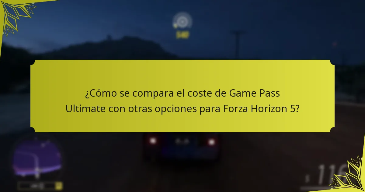 ¿Cómo mejora Game Pass Ultimate la participación de los jugadores en Forza Horizon 5?