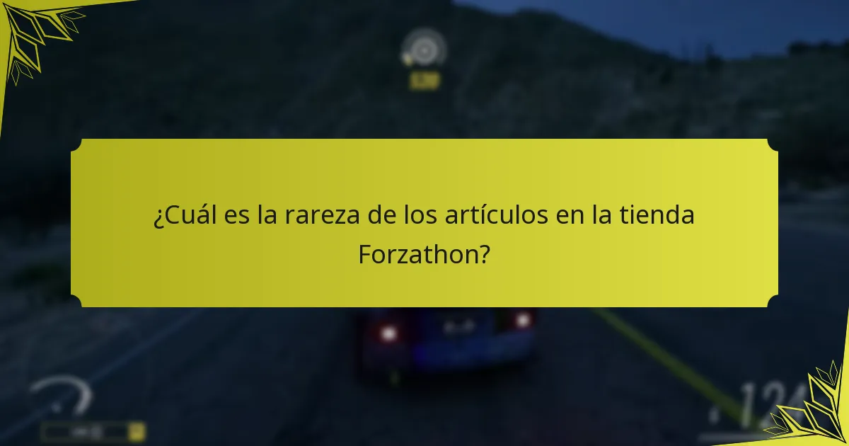 ¿Cuándo se actualiza la tienda Forzathon con nuevos artículos?