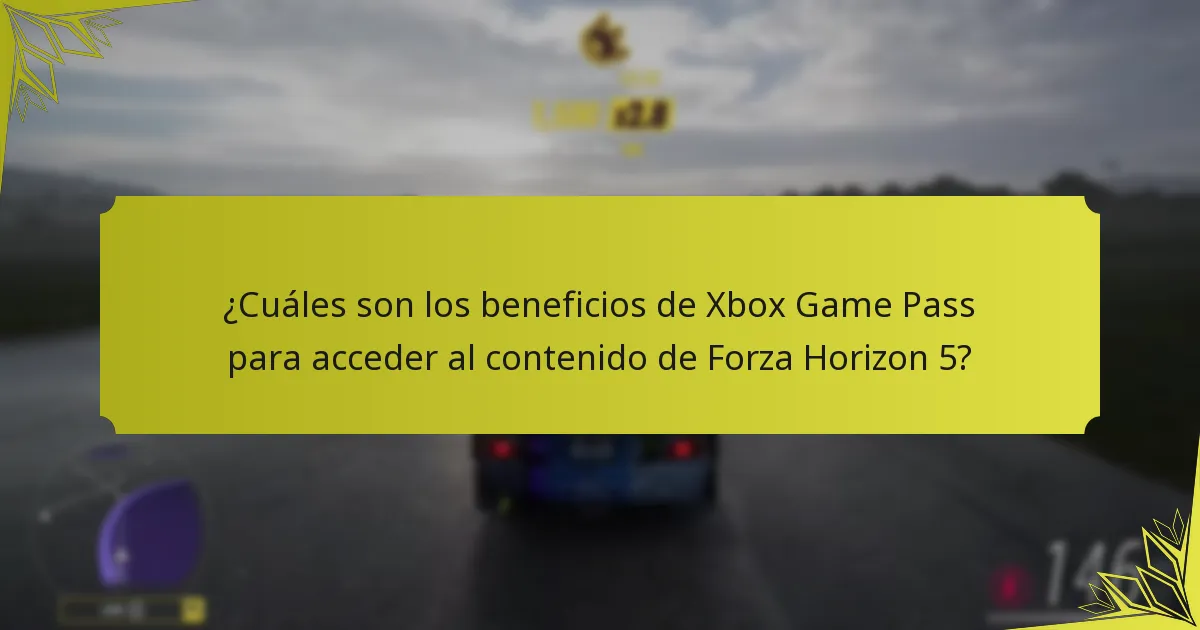 ¿Cómo se siente la comunidad sobre el contenido exclusivo de Forza Horizon 5 en Xbox Game Pass?