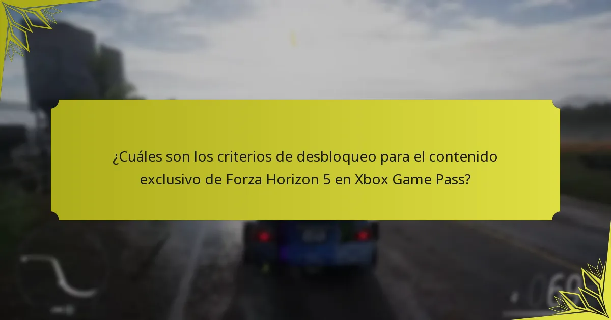 ¿Cuáles son los beneficios de Xbox Game Pass para acceder al contenido de Forza Horizon 5?