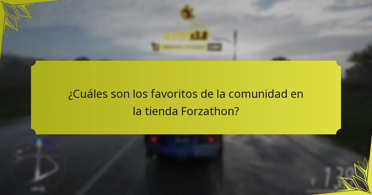 ¿Cómo optimizar tu experiencia en la tienda Forzathon?