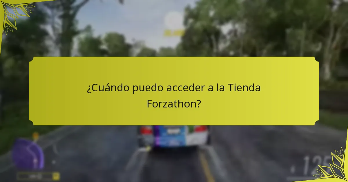 ¿Qué artículos están disponibles en la Tienda Forzathon?